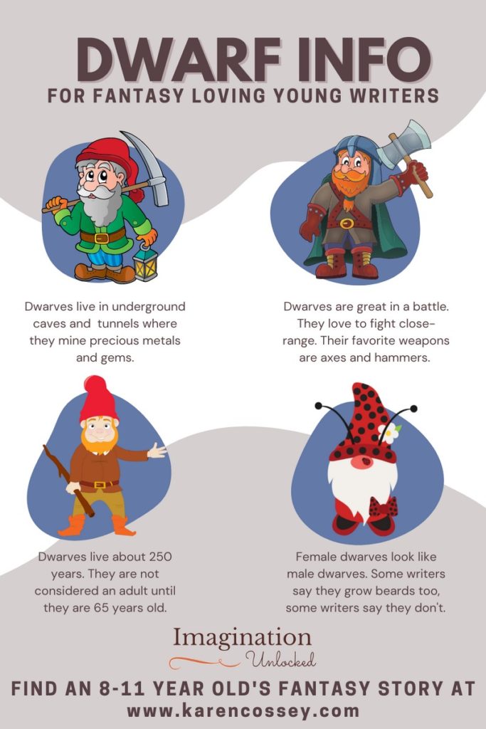 Dwarf Facts—Sheet for Creative Writing for Students 1