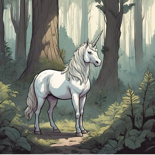 Crimson the Unicorn from an exciting fantasy adventure for avid readers